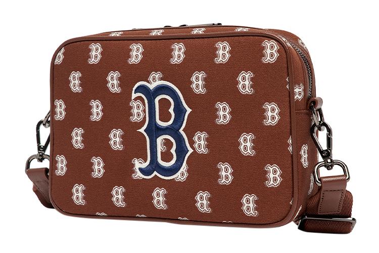 Сумка унисекс MLB ToFu Bag красно-коричневая