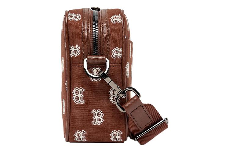 Сумка унисекс MLB ToFu Bag красно-коричневая