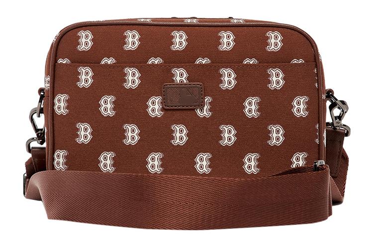 Сумка унисекс MLB ToFu Bag красно-коричневая