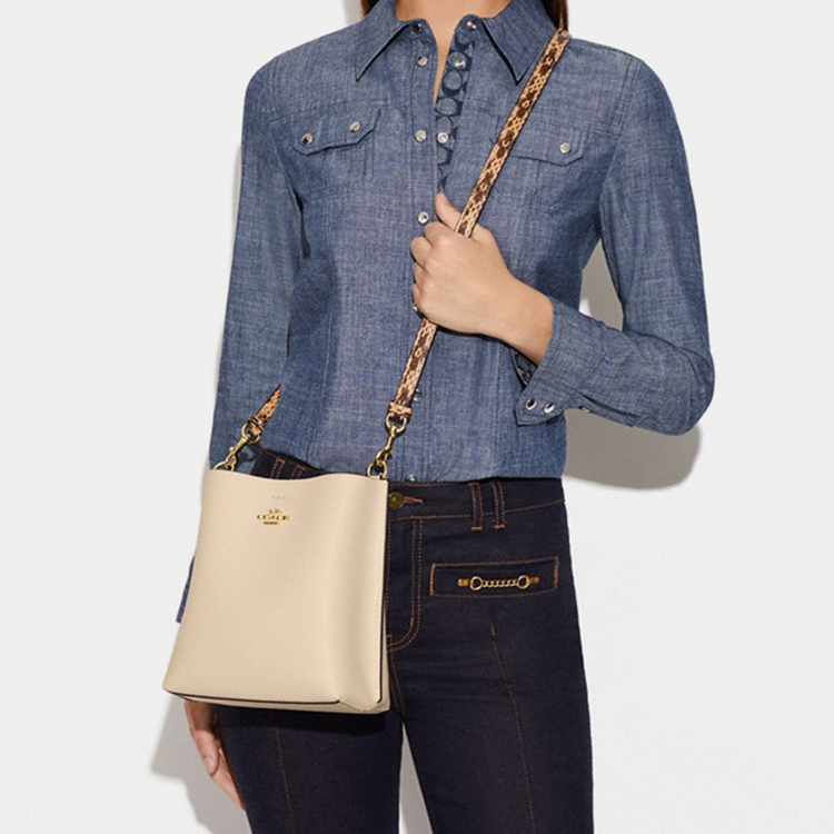 Сумка женская COACH Mollie слоновой кости (цвет: ivory white)