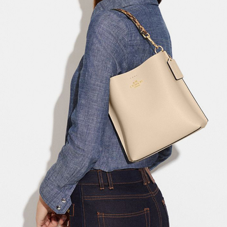 Сумка женская COACH Mollie слоновой кости (цвет: ivory white)