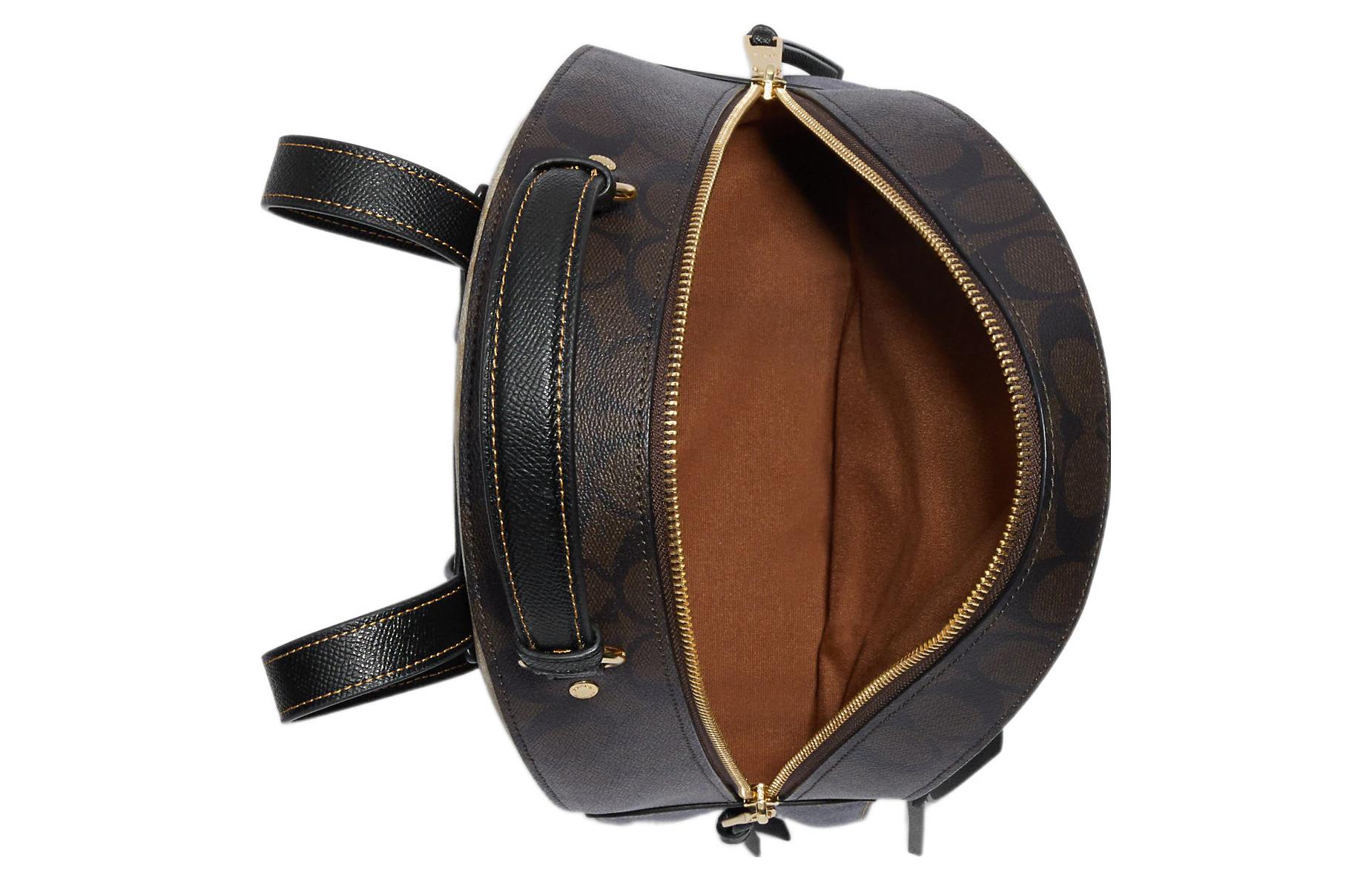 Рюкзак женский COACH Jordyn Signature light khaki & brown, Basic Set (Bag+Dust Bag) EU