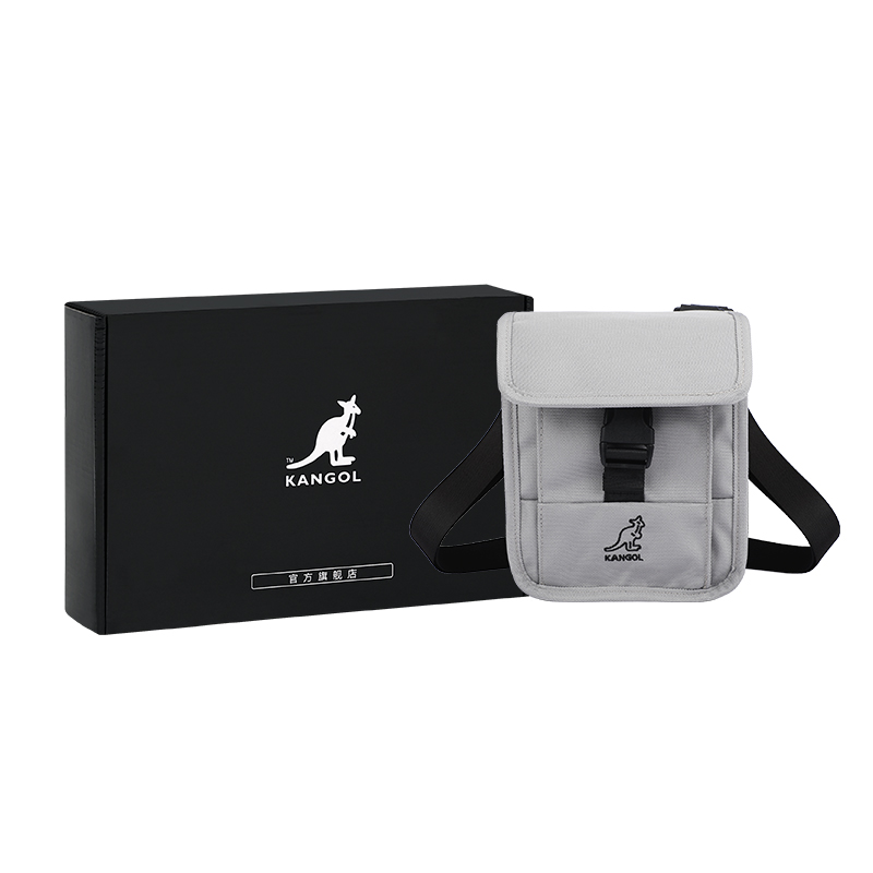 Сумка унисекс KANGOL KGC1183 черный, серый, хаки