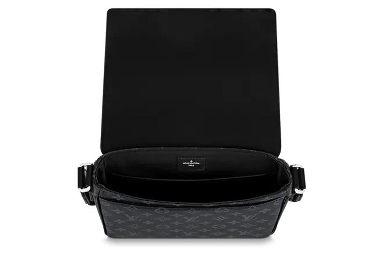 Сумка мужская Lv None M46255 черно-серая