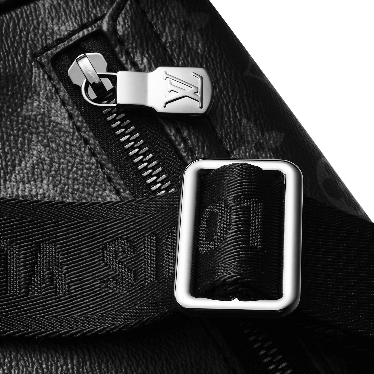Сумка мужская Lv None M46255 черно-серая