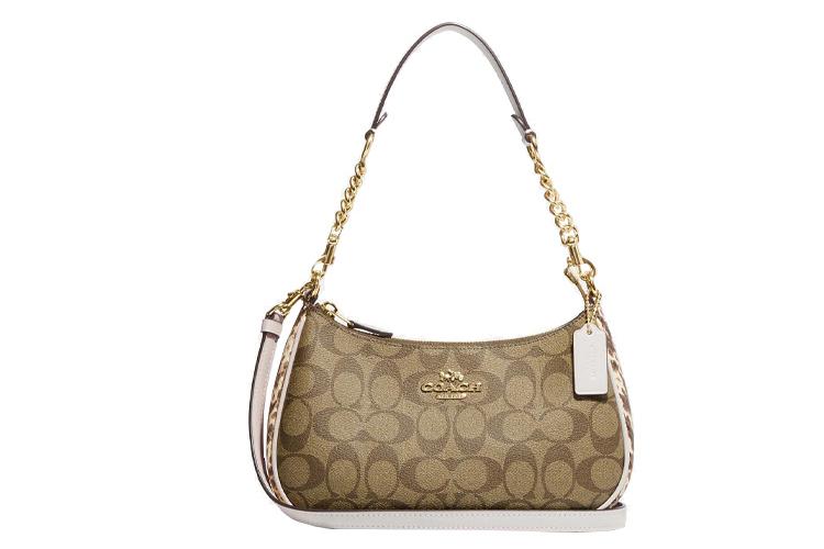 Сумка женская COACH Teri 24 коричневая-темно-коричневая