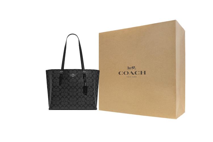 Сумка-тоут женская COACH Mollie черная большая