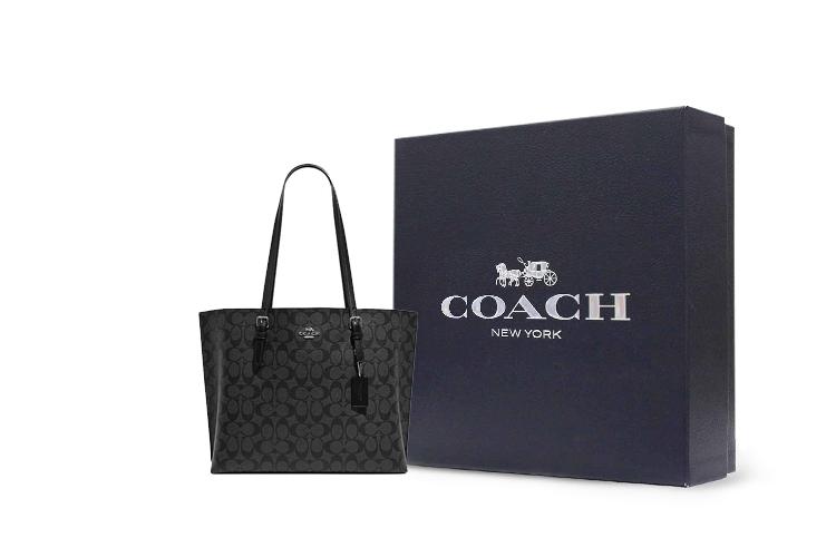 Сумка-тоут женская COACH Mollie черная большая