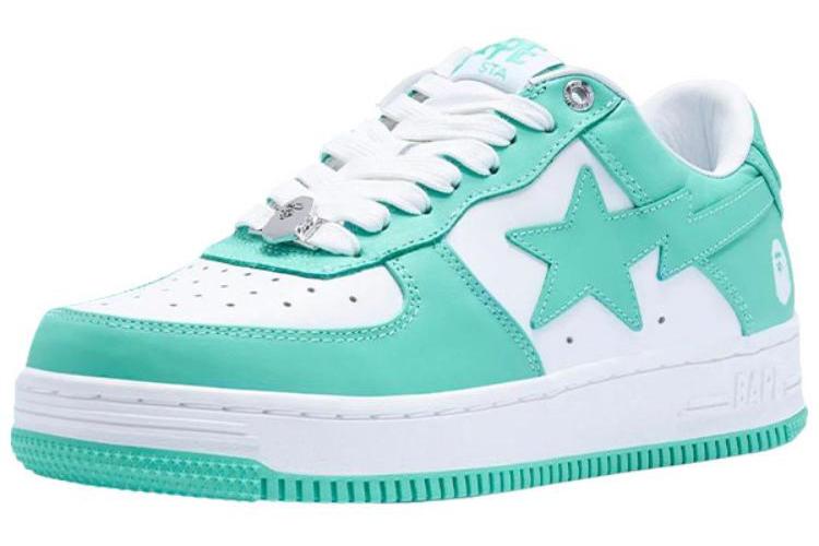 Кеды женские A BATHING APE Bape STA зелёные, 36 EU