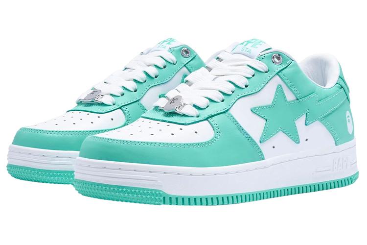 Кеды женские A BATHING APE Bape STA зелёные, 36 EU