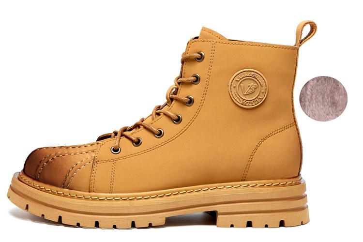 Ботинки унисекс VICKI BROWN VB-59235 желтые