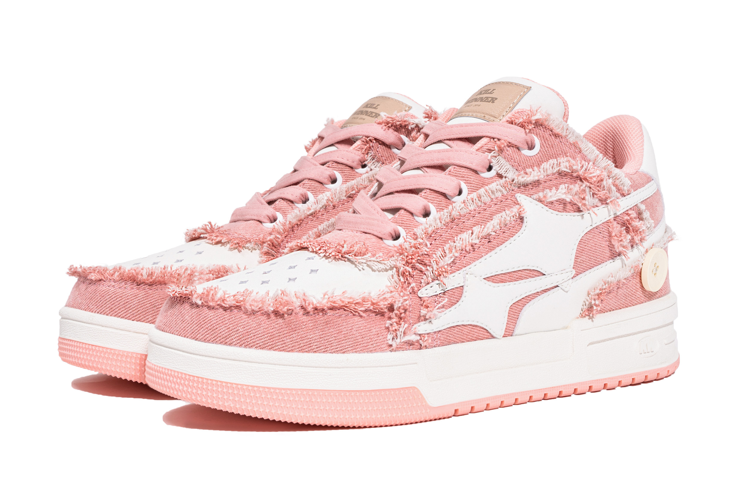 Кроссовки унисекс KILLWINNER Noah's Ark розовые, 44 EU