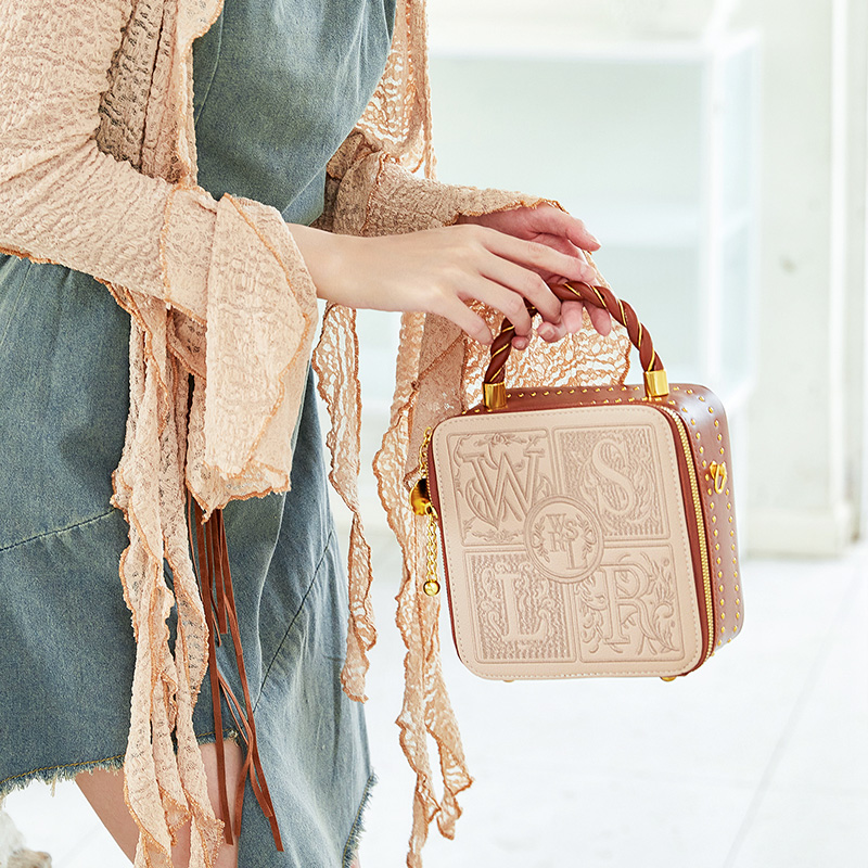 Сумка женская JANE KLAIN JK-BA1177 многоцветная, коричневая