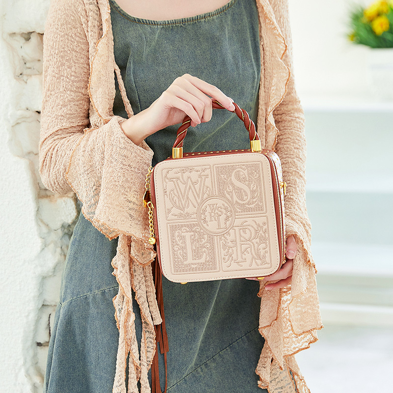 Сумка женская JANE KLAIN JK-BA1177 многоцветная, коричневая