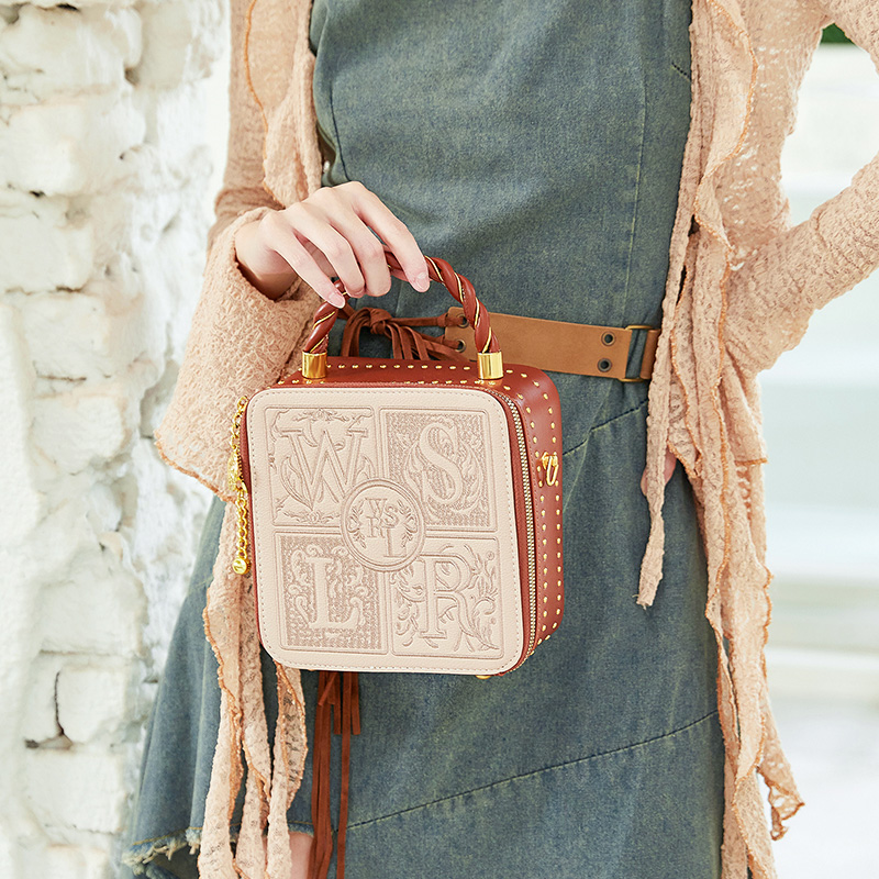 Сумка женская JANE KLAIN JK-BA1177 многоцветная, коричневая