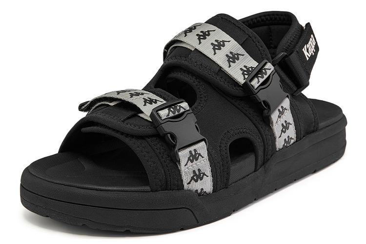 Сандалии унисекс Kappa K0CX5LL01D-990 черные, 39 EU