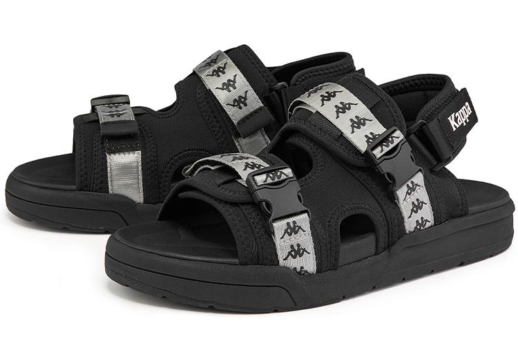 Сандалии унисекс Kappa K0CX5LL01D-990 черные, 39 EU