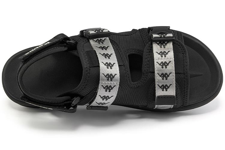 Сандалии унисекс Kappa K0CX5LL01D-990 черные, 39 EU