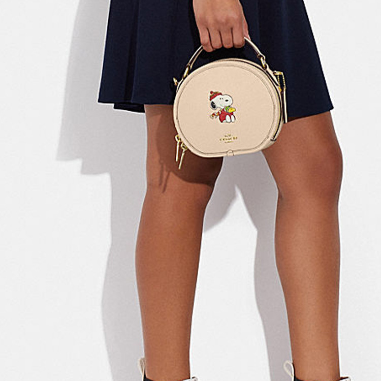 Сумка женская COACH Peanuts Snoopy Canteen, ecru