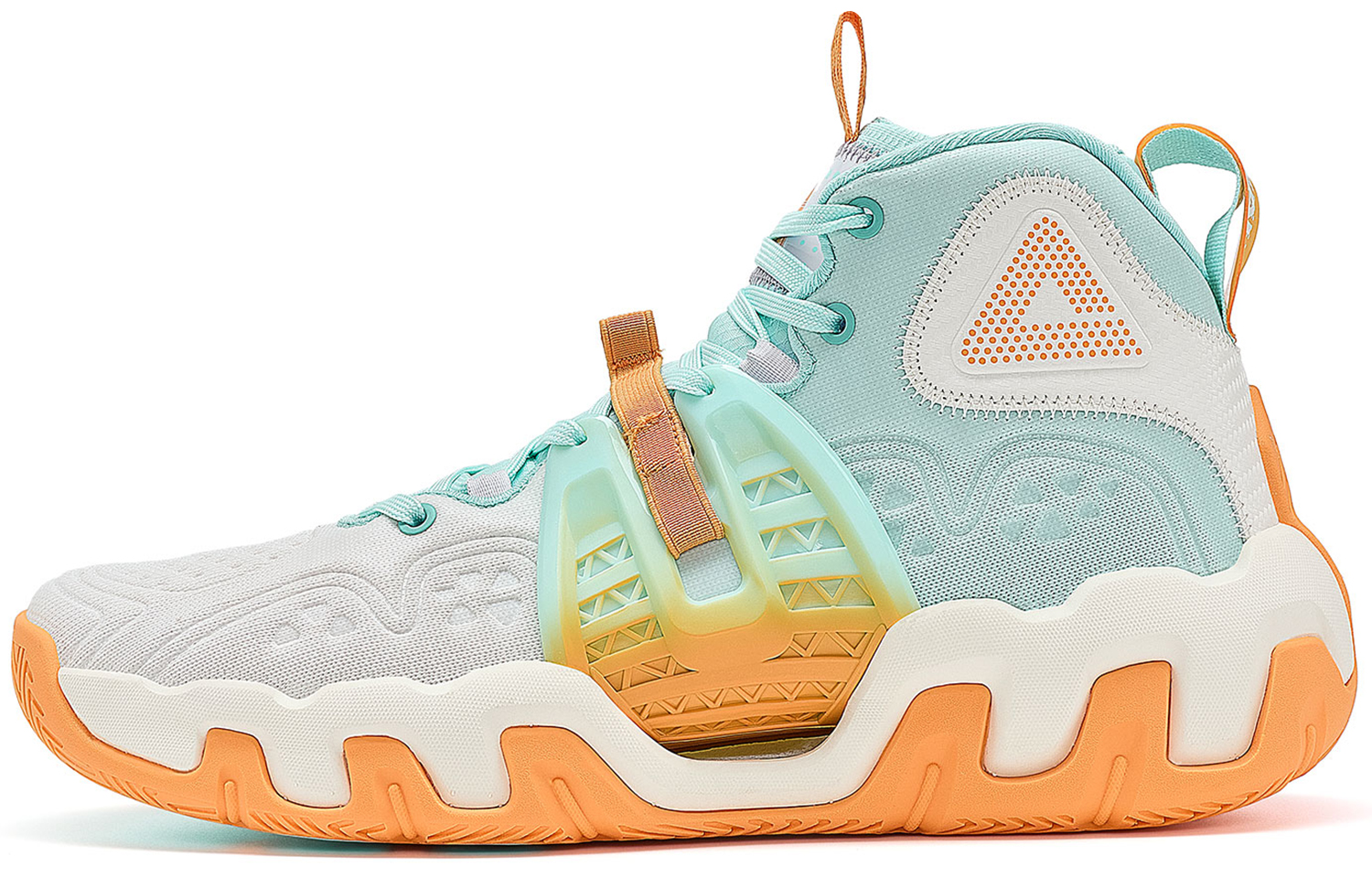 Кроссовки мужские PEAK Yanwu 1.0 розовые и зелёные, 39 EU