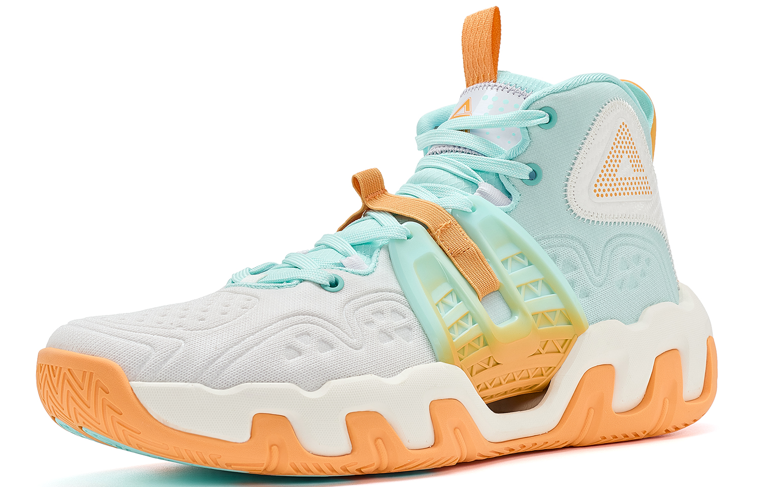 Кроссовки мужские PEAK Yanwu 1.0 розовые и зелёные, 39 EU