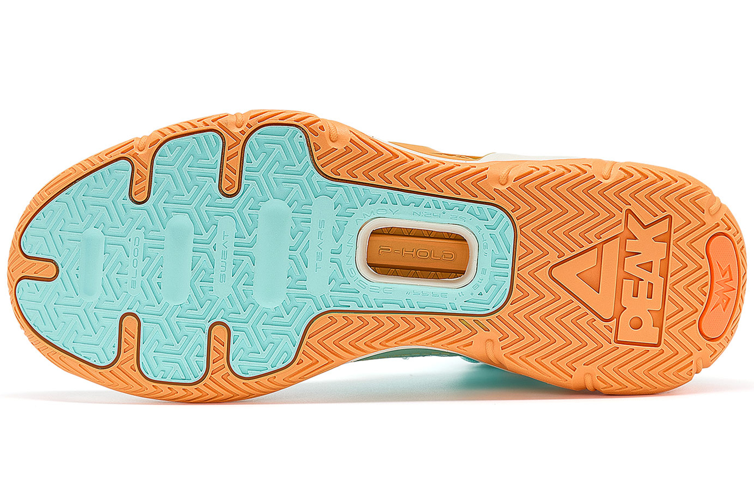 Кроссовки мужские PEAK Yanwu 1.0 розовые и зелёные, 39 EU