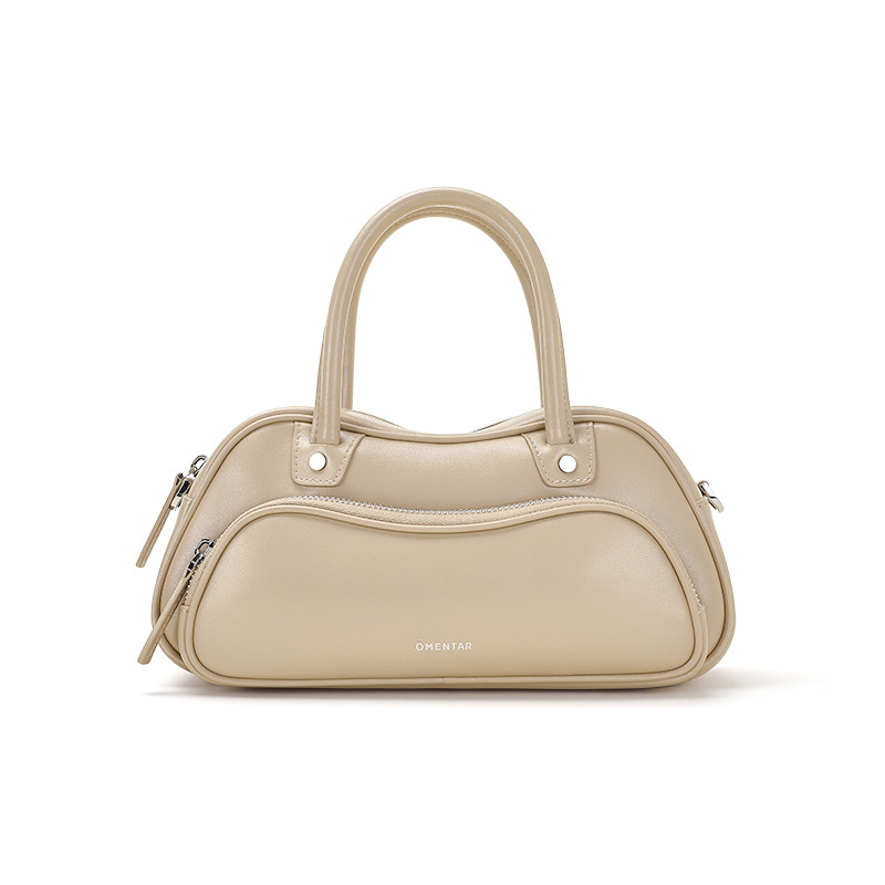 Сумка женская Omentar Frog однотонная, apricot, Large EU