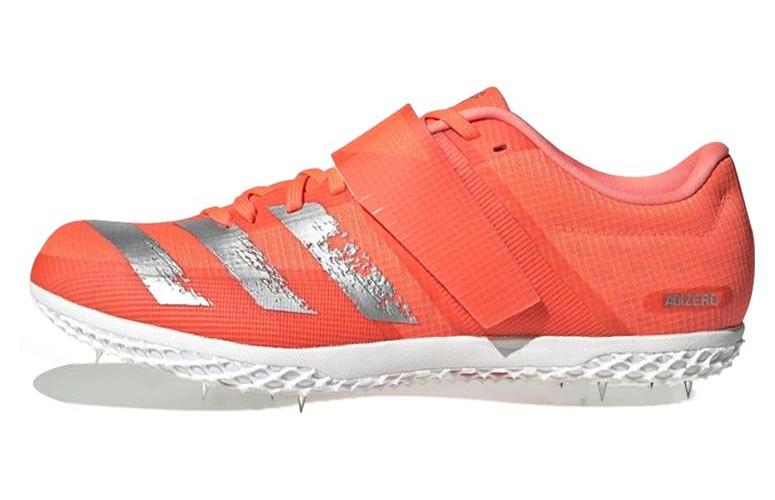 Кроссовки унисекс Adidas Adizero High Jump signal coral silver metallic