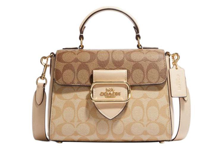 Сумка женская COACH Morgan 21 beige-brown, Basic Set (Bag+Dust Bag) EU