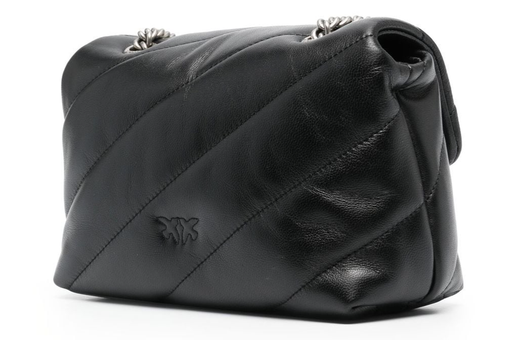 Сумка женская PINKO Puff черная, Basic Set (Bag+Dust Bag) EU