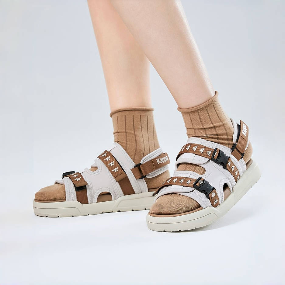 Сандалии унисекс Kappa K0DX5LL01D-1116 серо-коричневые, 36 EU