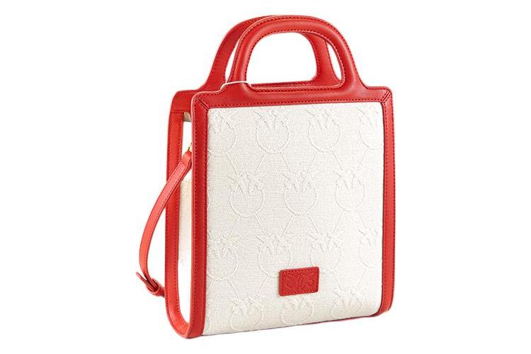 Сумка женская PINKO 1P22S5-Y7V3-LO5Q красная, белая