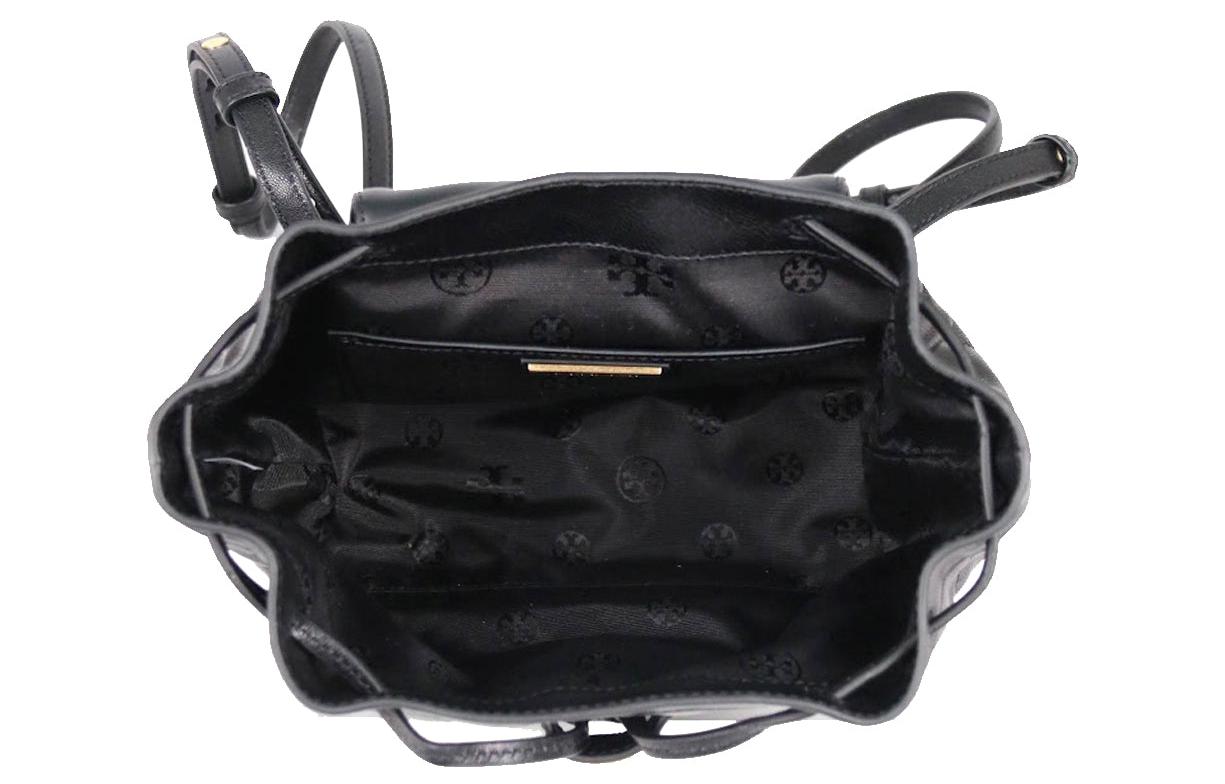 Рюкзак женский TORY BURCH Trumpets черный с золотыми деталями