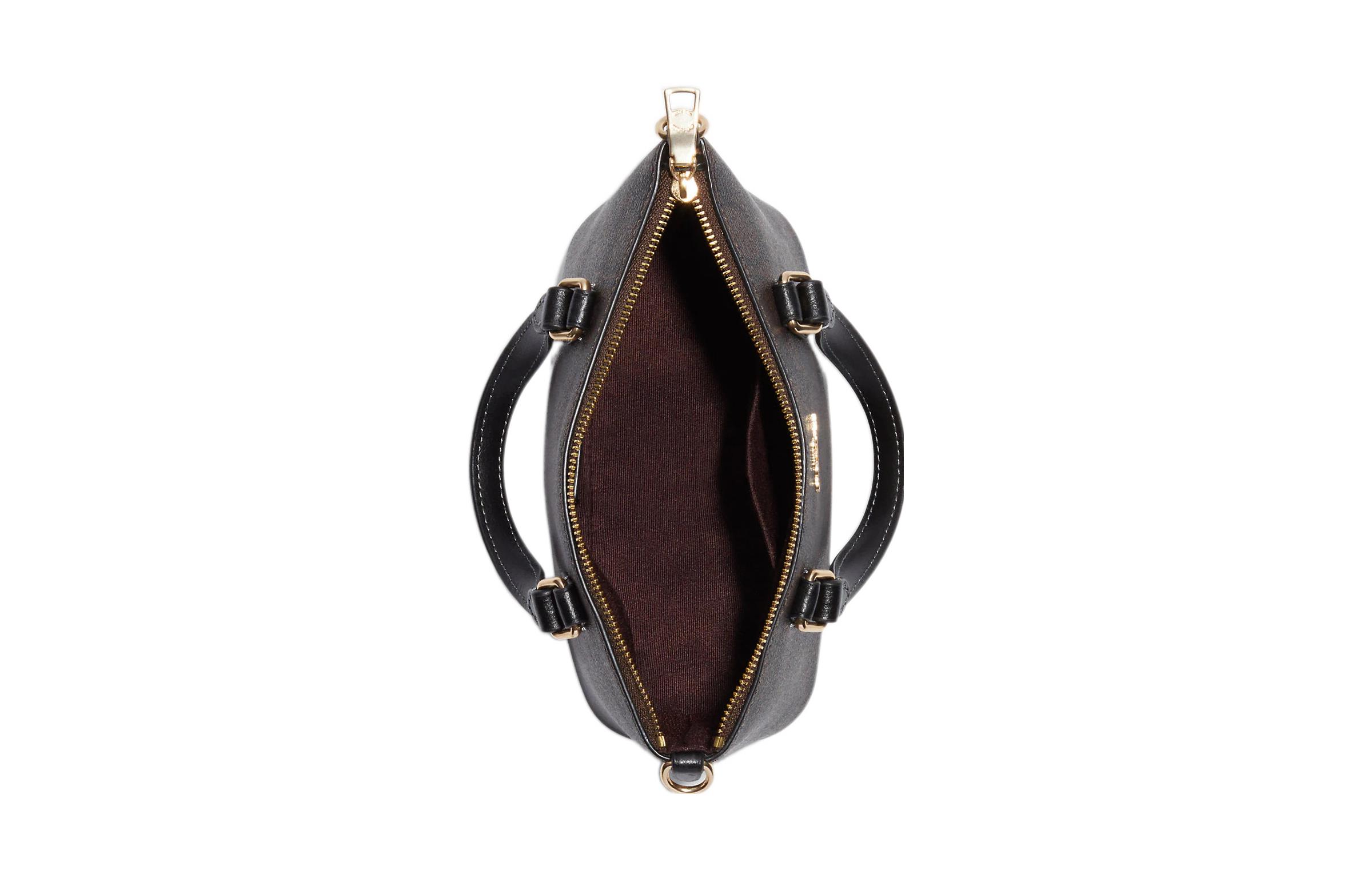 Сумка женская COACH Gallery Canvas With Leather, цвет tan