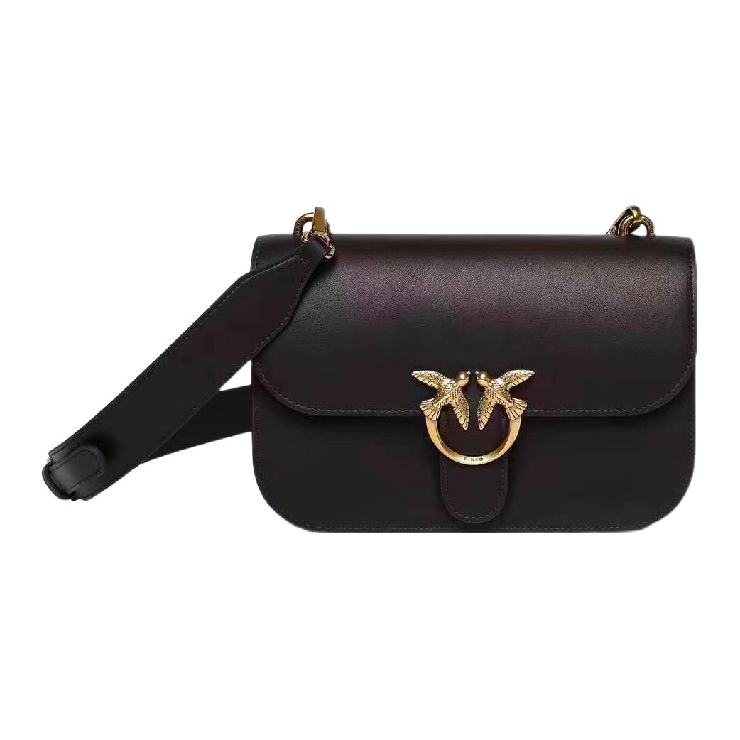 Сумка женская PINKO 100085-A0F1-M04Q темно-коричневая