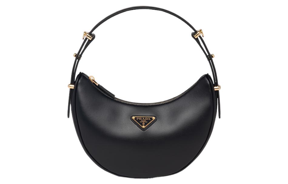 Плечевая сумка женская PRADA Arqué черная