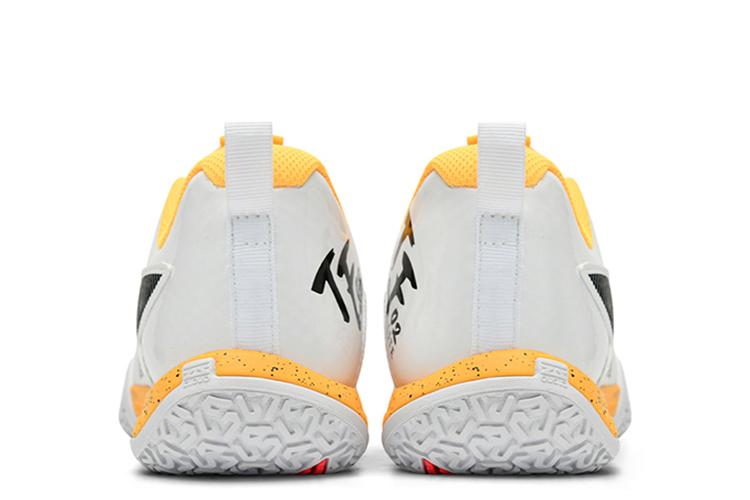 Кроссовки унисекс LiNing Saga 2 Lite Cushioning белые и желтые, 43 EU