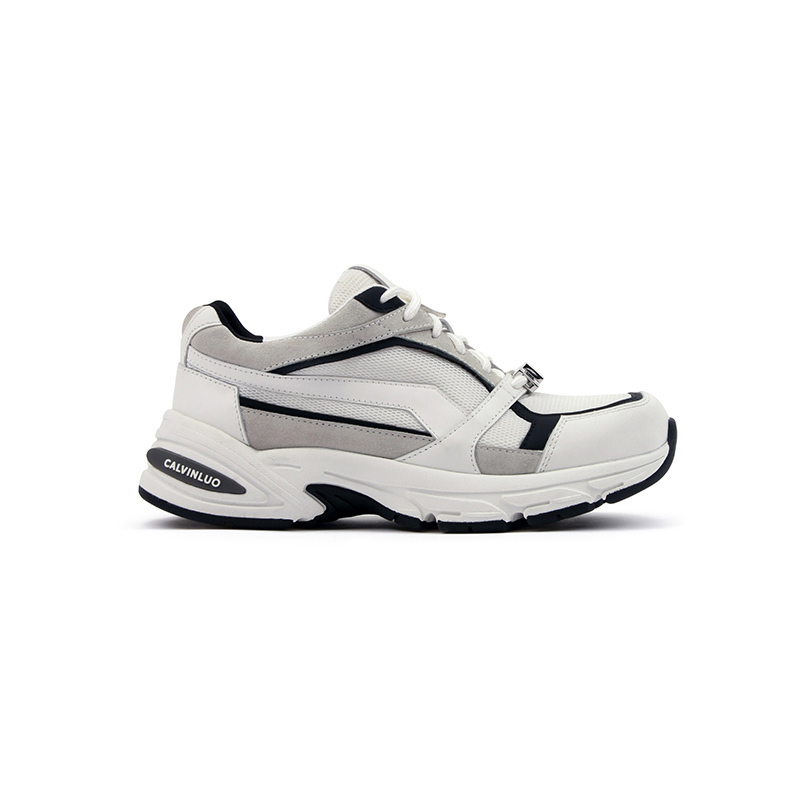 Кроссовки унисекс CALVIN LUO CWF3WSB035 белый/коричневый/зеленый/черный, 39 EU