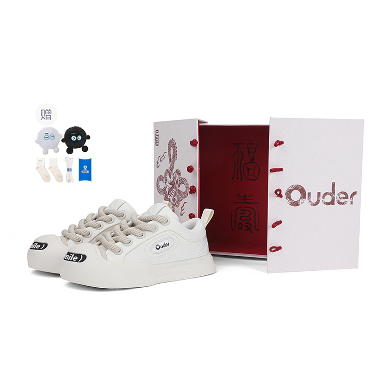 Кроссовки унисекс Ouder Smiler Laughs OUD010BAI, экрю