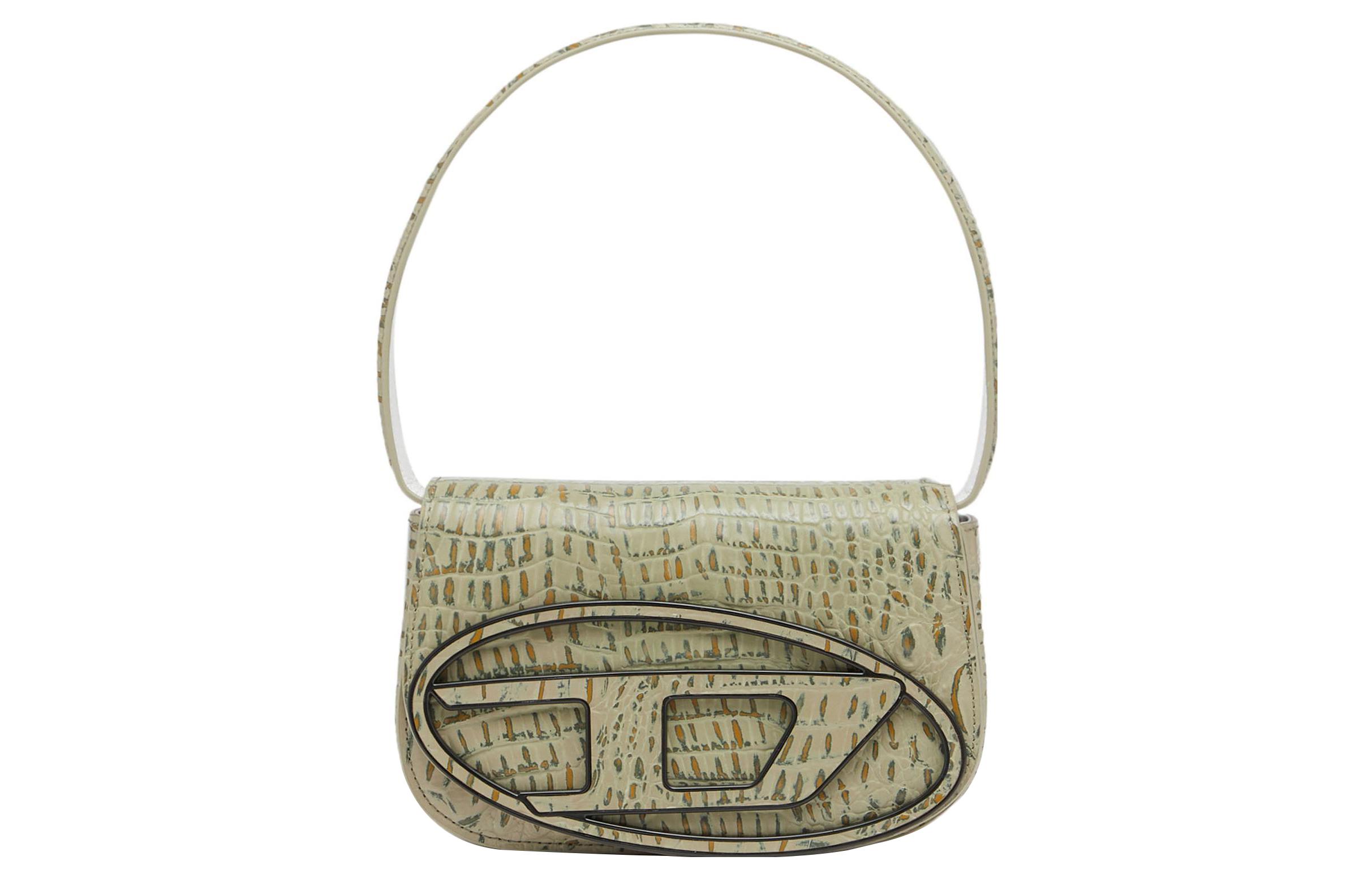 Сумка женская DIESEL 1DR Bag армейского зеленого цвета