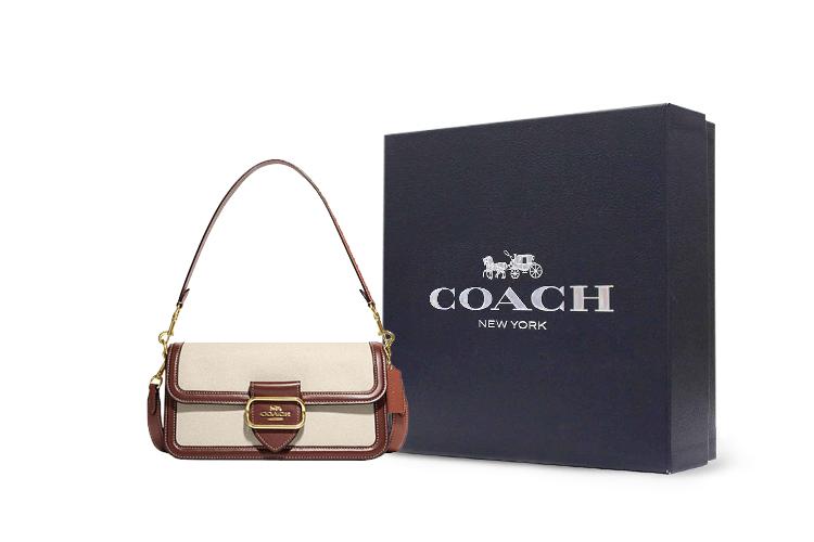 Сумка женская COACH Morgan 27 коричневая