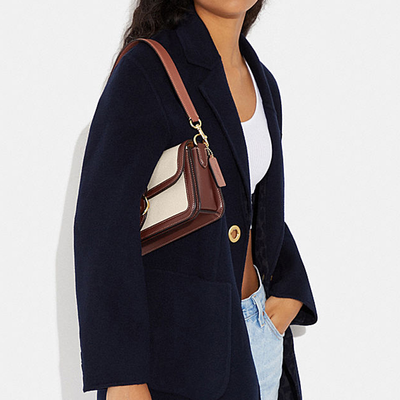 Сумка женская COACH Morgan 27 коричневая