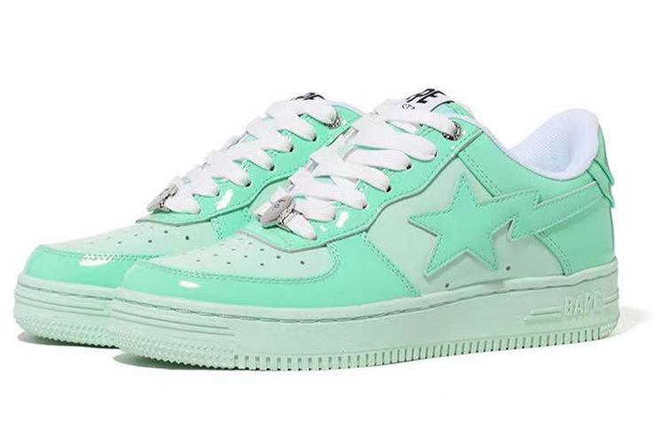Кеды женские A BATHING APE Bape Sta Sax зеленые, 36 EU