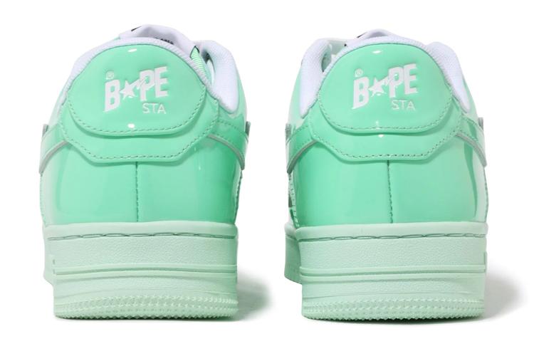 Кеды женские A BATHING APE Bape Sta Sax зеленые, 36 EU