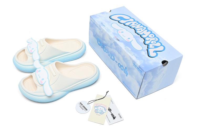 Шлепанцы унисекс Sanrio x OLD ORDER O2220121 градиентный синий