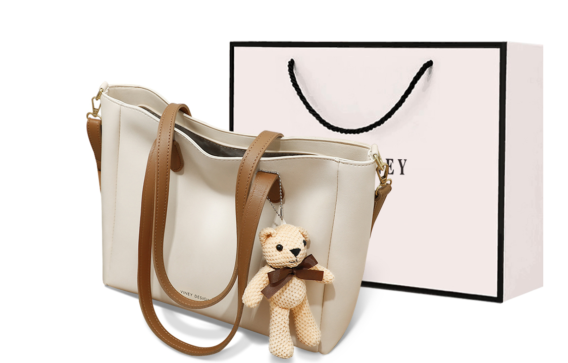 Сумка женская VINEY 5968 бежевая (цвет: elephant gray