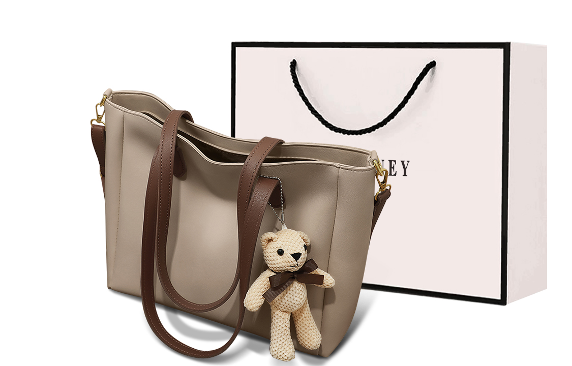 Сумка женская VINEY 5968 бежевая (цвет: elephant gray