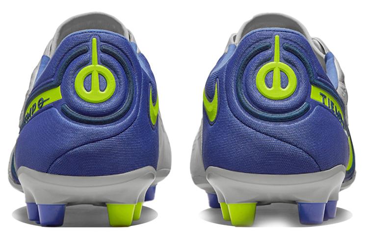 Футбольные бутсы мужские Nike Legend 9 Elite Ag серые, голубые, черные, 40 EU