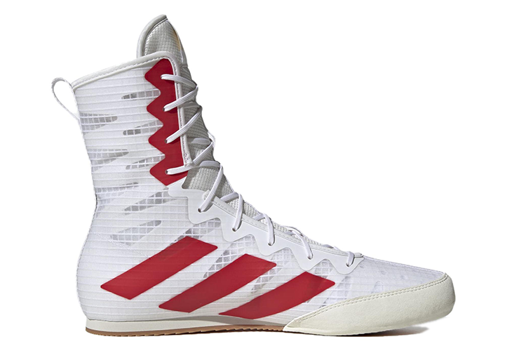 Боксерские ботинки Adidas Box Hog 4 белые с красным, 38 EU
