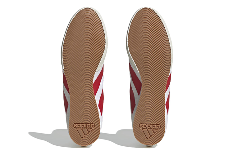 Боксерские ботинки Adidas Box Hog 4 белые с красным, 38 EU